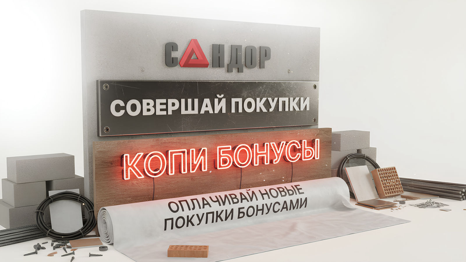 Бонусная система для НАСТОЯЩИХ строителей!